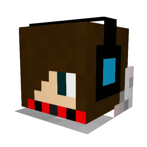 BenBlake1 Minecraft avatar head, 3D render
