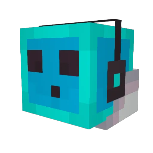 BenDaRipper Minecraft avatar head, 3D render