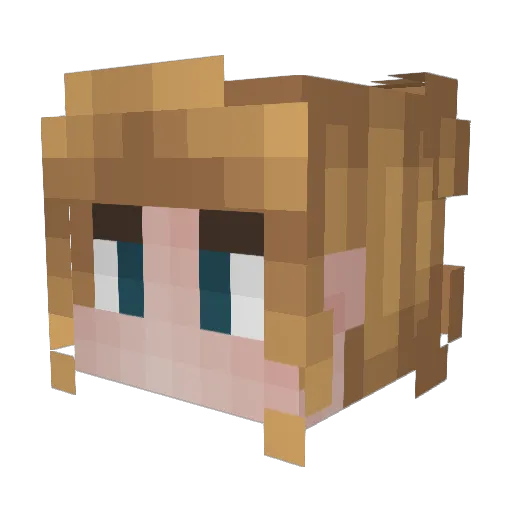 BenDoesAThing Minecraft avatar head, 3D render