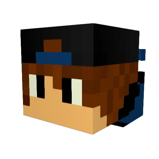 BenDoesGaming19 Minecraft avatar head, 3D render