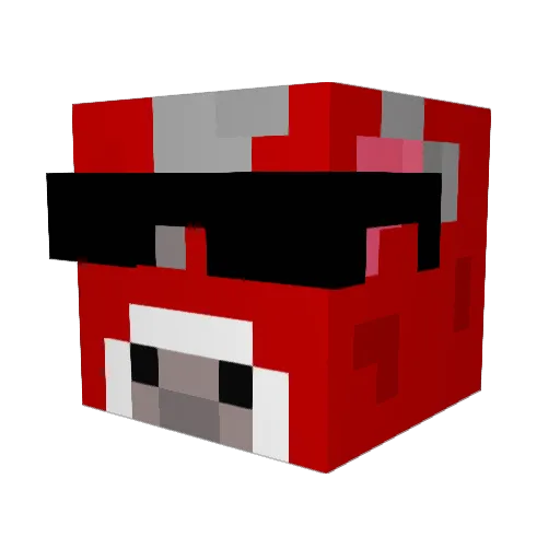 BenDonaldson Minecraft avatar head, 3D render