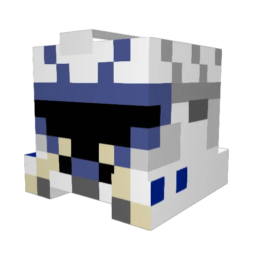 BenDover324 Minecraft avatar head, 3D render