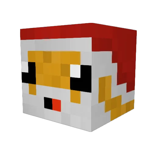 BenDover691 Minecraft avatar head, 3D render