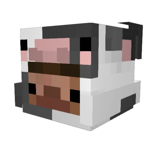 BenDtt Minecraft avatar head, 3D render