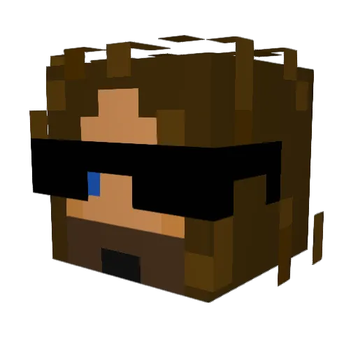 BenEpic96 Minecraft avatar head, 3D render