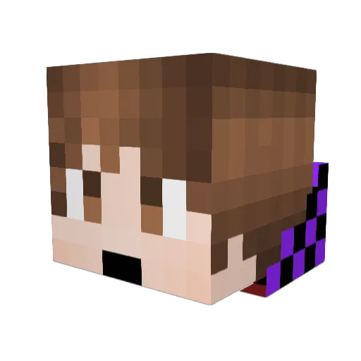 BenFrields Minecraft avatar head, 3D render