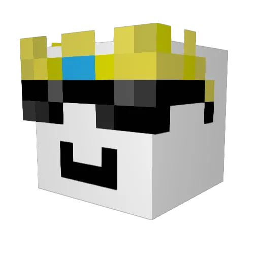 BenGmon31 Minecraft avatar head, 3D render