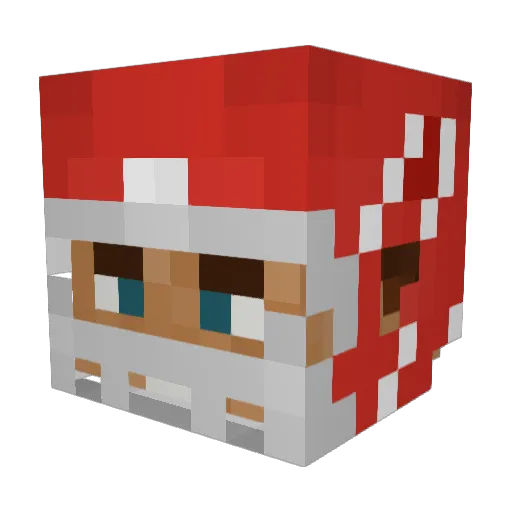 BenGrin Minecraft avatar head, 3D render
