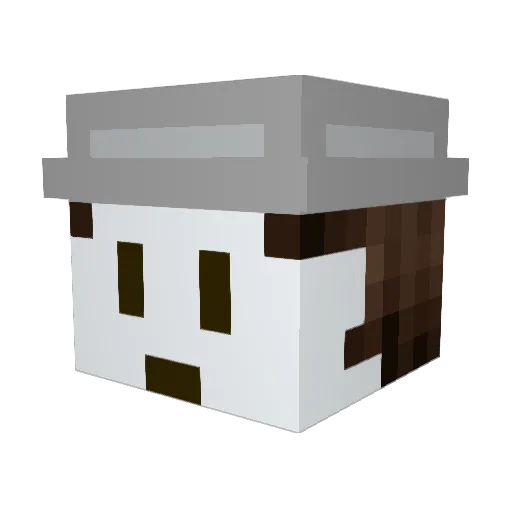 BenIsUgly Minecraft avatar head, 3D render