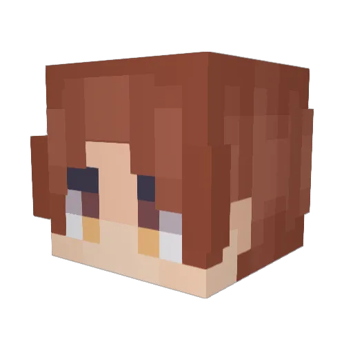 BenIsViet Minecraft avatar head, 3D render