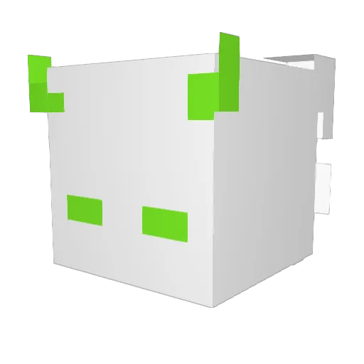 BenJedha Minecraft avatar head, 3D render