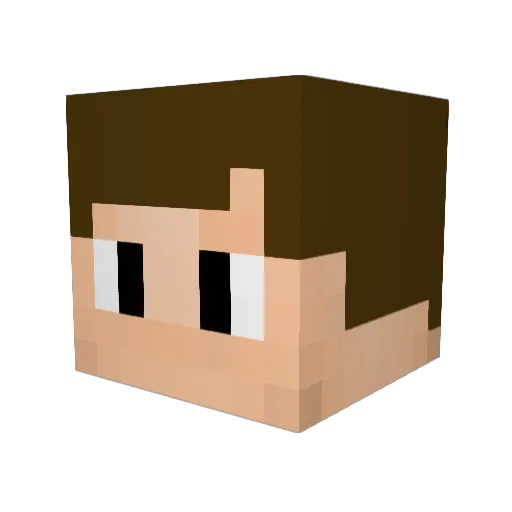BenKing1106 Minecraft avatar head, 3D render