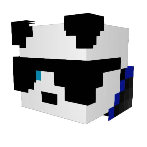 BenLawson Minecraft avatar head, 3D render