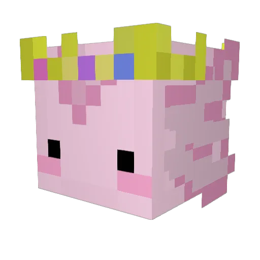 BenLemi Minecraft avatar head, 3D render