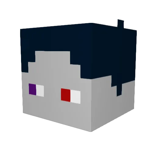 BenMan3001 Minecraft avatar head, 3D render