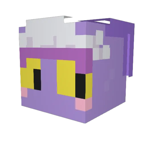 BenOli17 Minecraft avatar head, 3D render