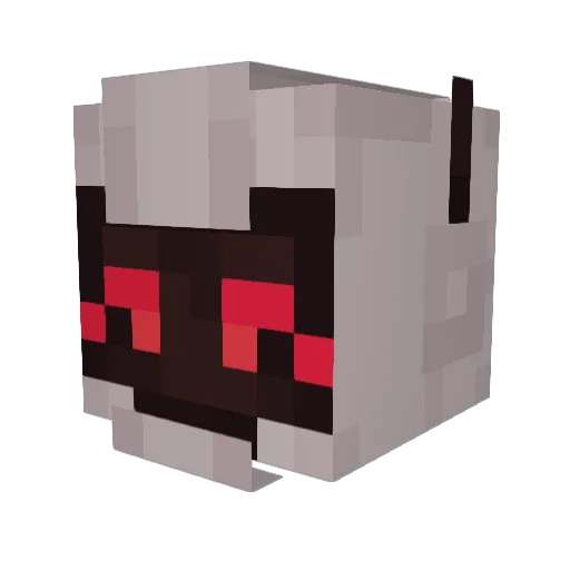 BenQ_33 Minecraft avatar head, 3D render