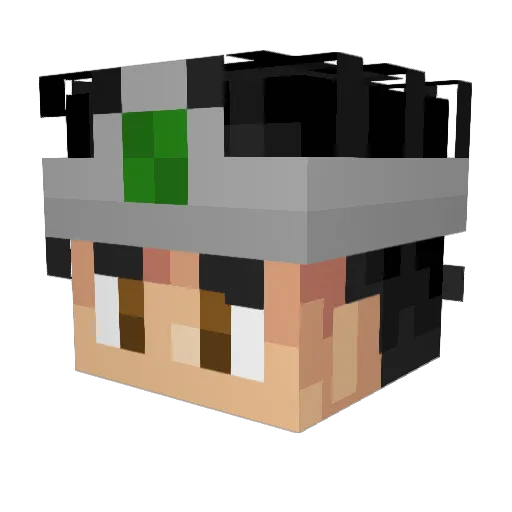 BenReilly Minecraft avatar head, 3D render