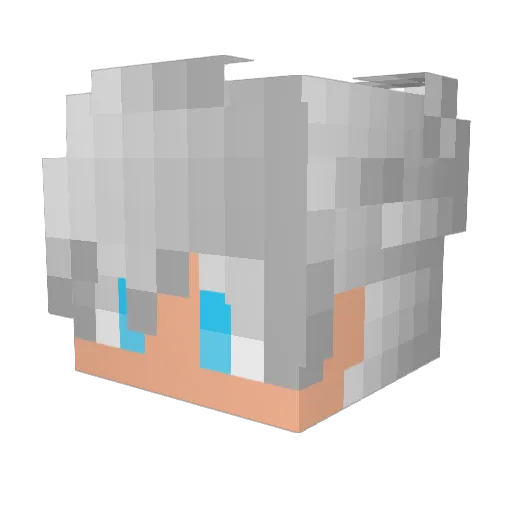 BenScoresby Minecraft avatar head, 3D render