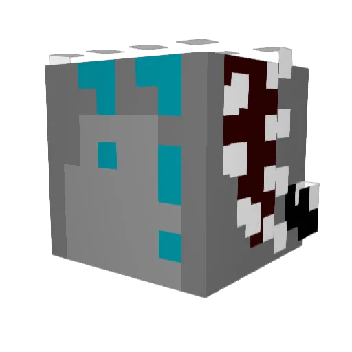 BenShark1014 Minecraft avatar head, 3D render