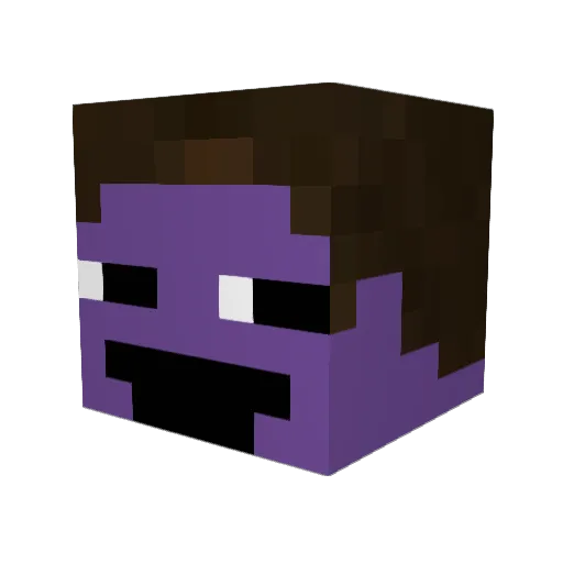 BenSin10 Minecraft avatar head, 3D render
