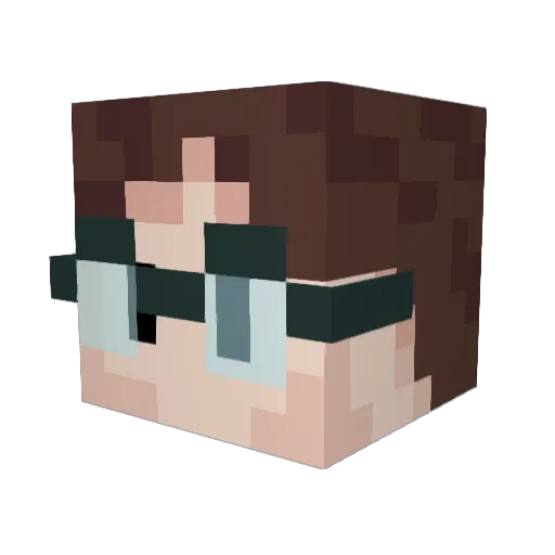 BenSolost Minecraft avatar head, 3D render