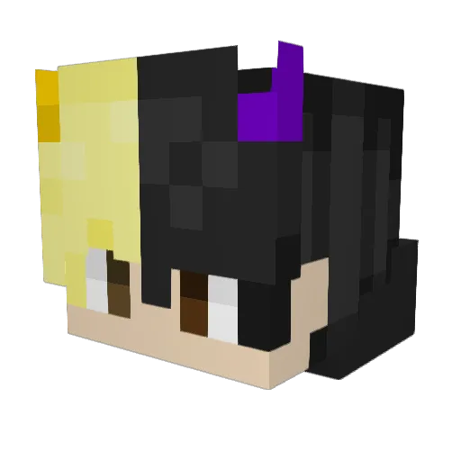BenT1206 Minecraft avatar head, 3D render