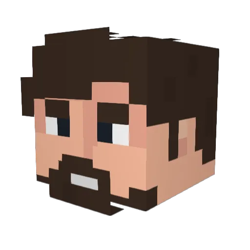 BenTastic__ Minecraft avatar head, 3D render