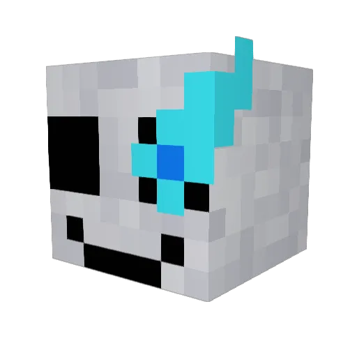 BenTheBug14 Minecraft avatar head, 3D render