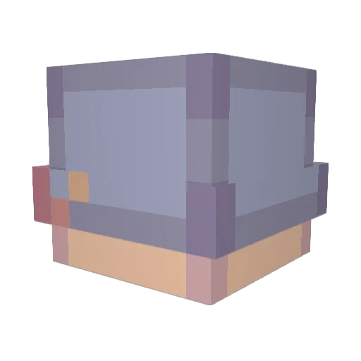 BenVali Minecraft avatar head, 3D render