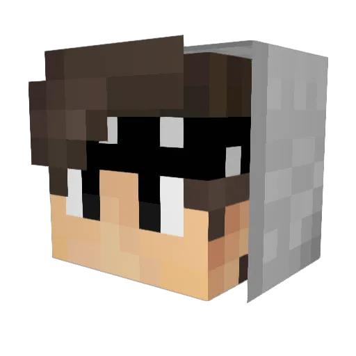 Ben_11905 Minecraft avatar head, 3D render