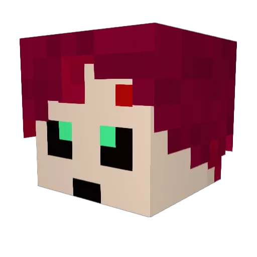 Ben_1313 Minecraft avatar head, 3D render