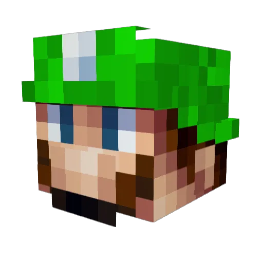 Ben_197 Minecraft avatar head, 3D render
