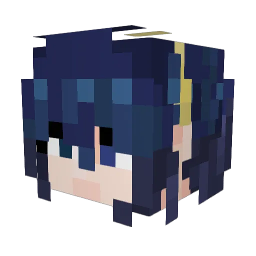 Ben_Battlesmith Minecraft avatar head, 3D render