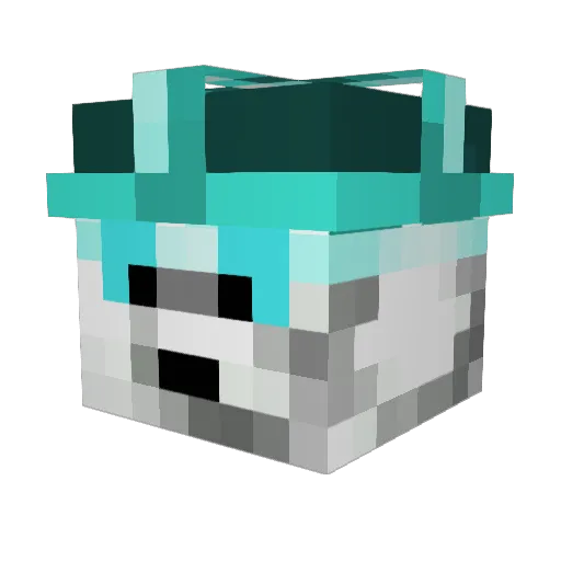 Ben_BiKa Minecraft avatar head, 3D render
