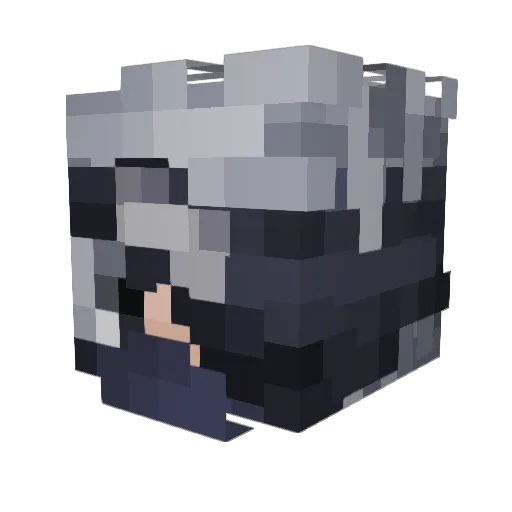 Ben_Chinnock Minecraft avatar head, 3D render