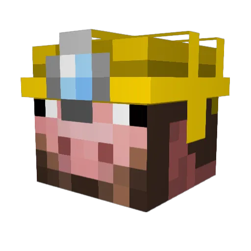 Ben_GudMen Minecraft avatar head, 3D render