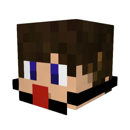 Ben_H_ Minecraft avatar head, 3D render