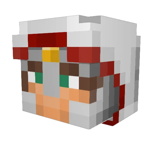 Ben_Official Minecraft avatar head, 3D render
