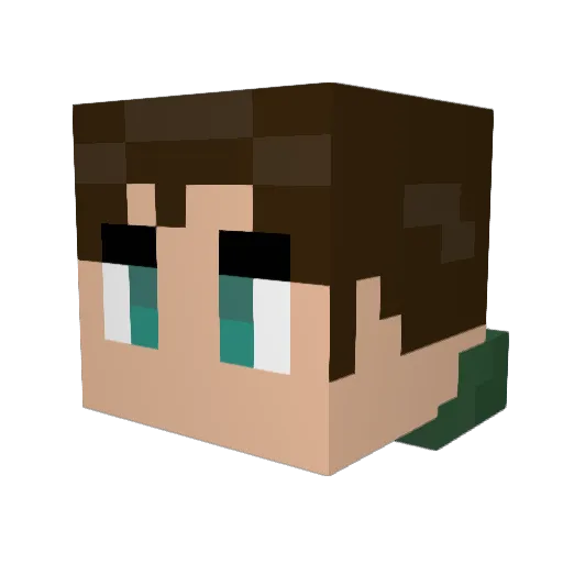 Ben_Ryan Minecraft avatar head, 3D render