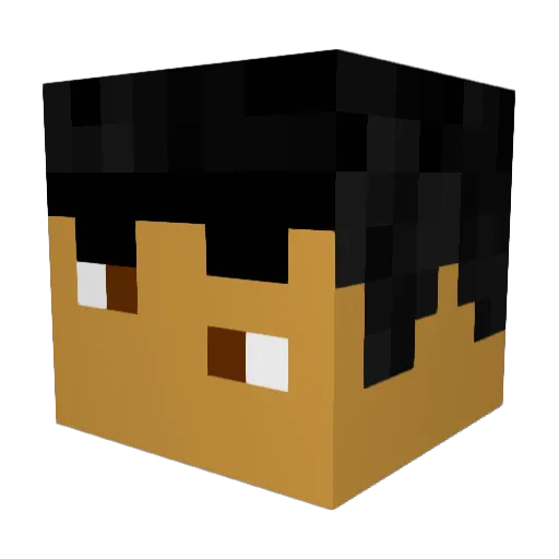 Ben_thatguy Minecraft avatar head, 3D render