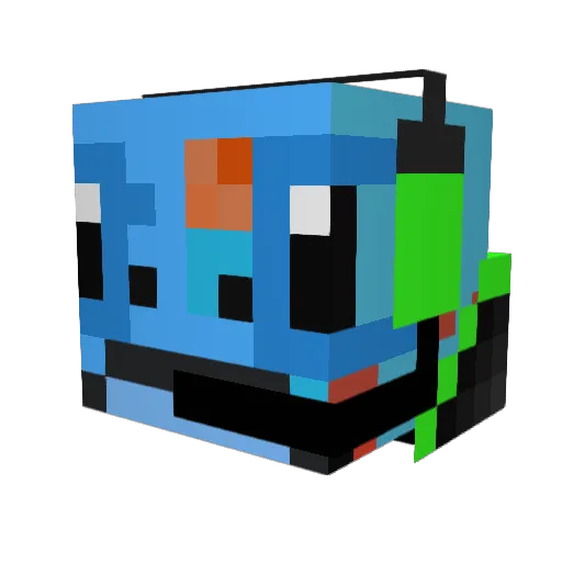 BenboTheGreat Minecraft avatar head, 3D render