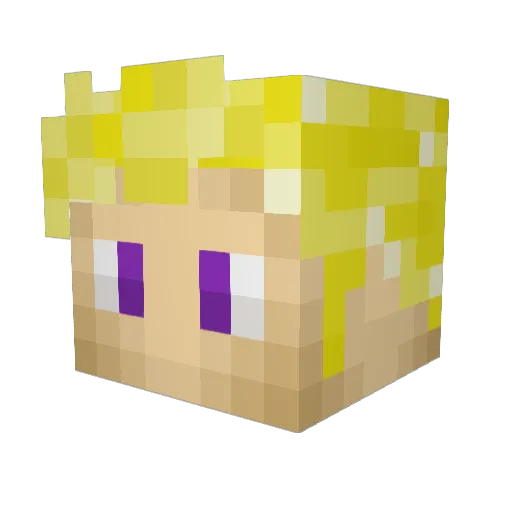 Bencaughtstealin Minecraft avatar head, 3D render