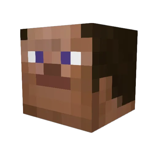 Bence0205 Minecraft avatar head, 3D render