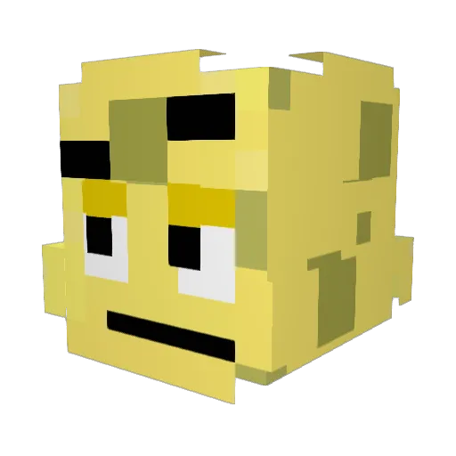 Bence2404 Minecraft avatar head, 3D render