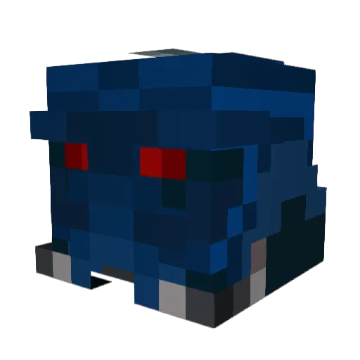 Bench_0 Minecraft avatar head, 3D render