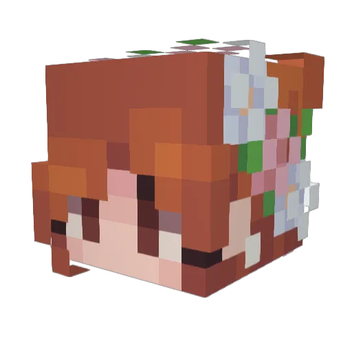 Bencrimefighter Minecraft avatar head, 3D render