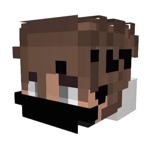 Bencsi10 Minecraft avatar head, 3D render