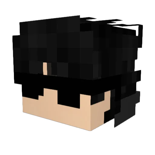 BenderTheBunny Minecraft avatar head, 3D render