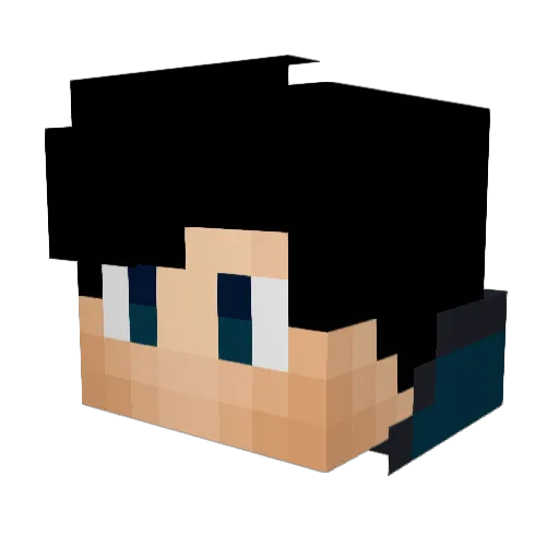 Bendiball07 Minecraft avatar head, 3D render
